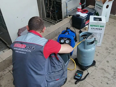 эвакуация фреона с его очисткой