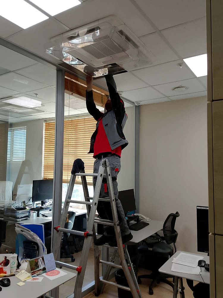 Обслуживание фанкойлов на объекте «Первый Специализированный Депозитарий»