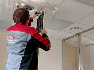 Техническое обслуживание фанкойла кассетного типа